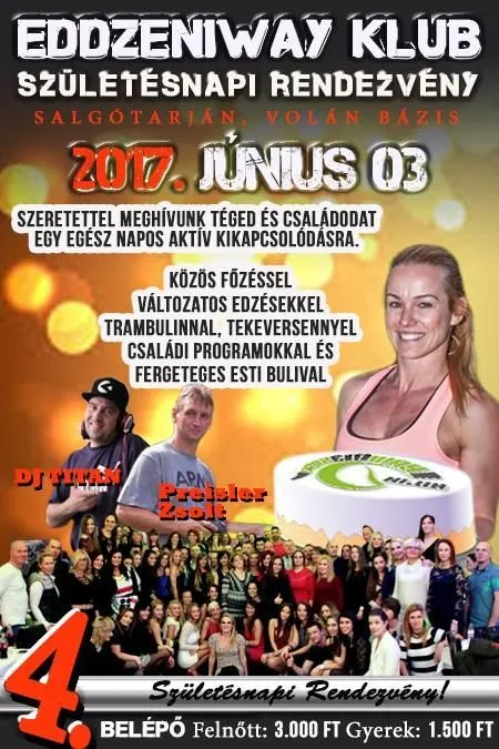 IV. klub szülinap 2017 | eddzeniway